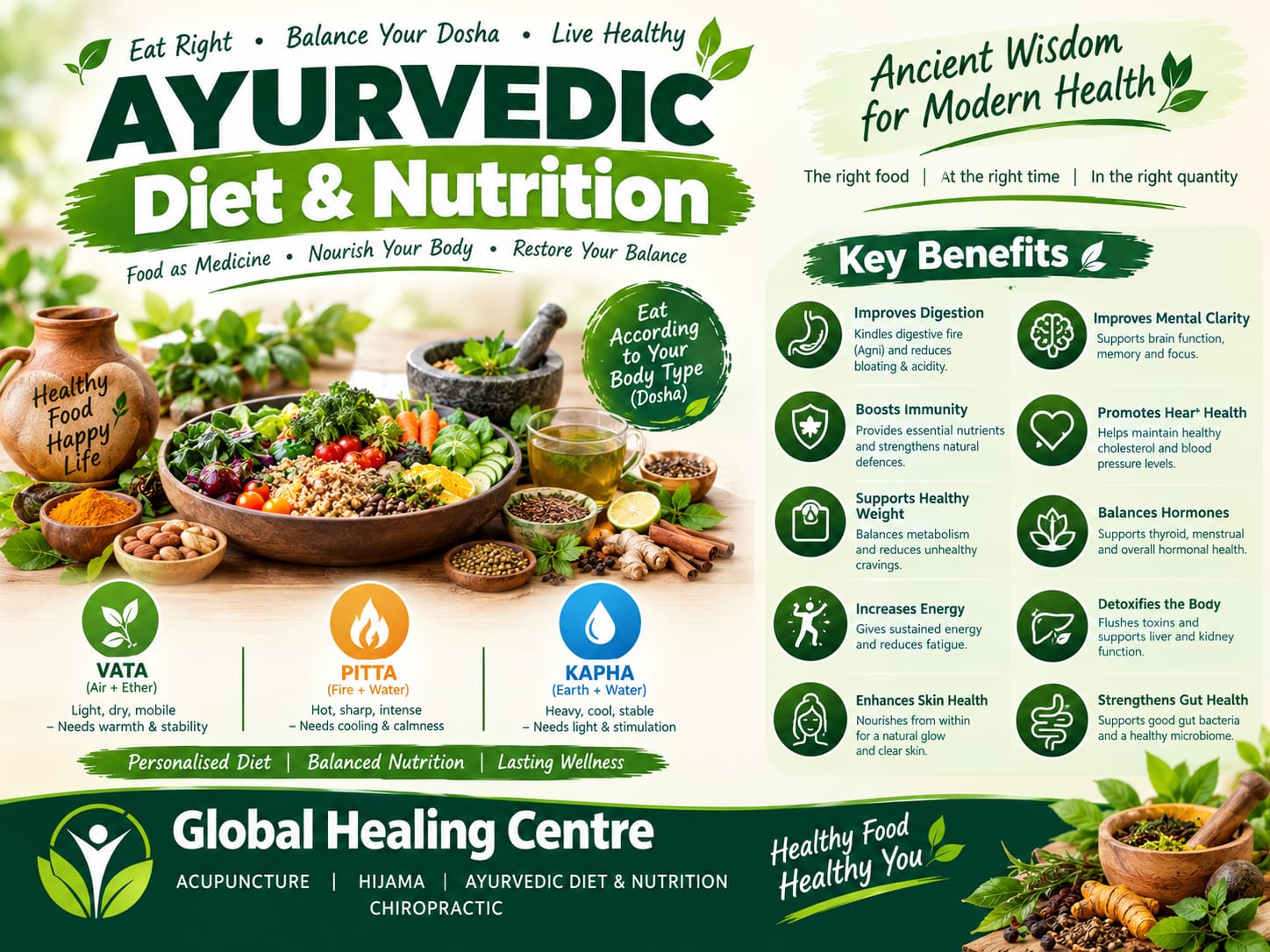 Ayurvedic Diet & Nutrition